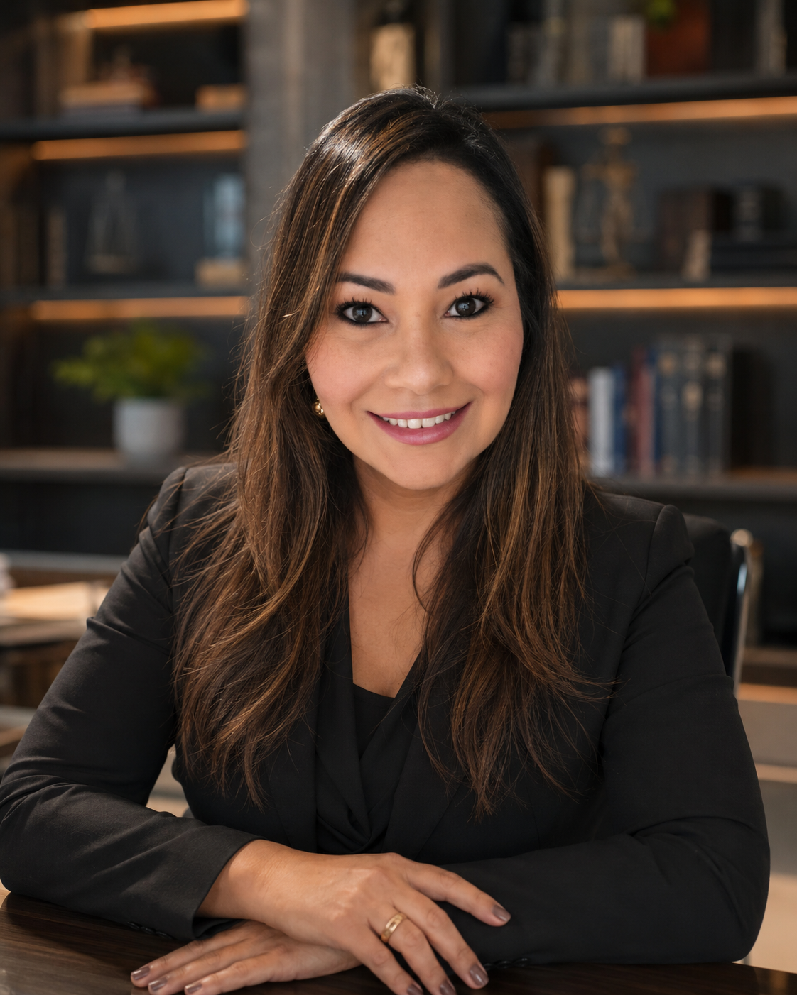 Dra. Ayla Cybelle Carvalho no escritório